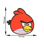 ลาย ANGRY BIRD การ์ตูน เกมส์ ตัวร๊ด ติดเสื้อ กางเกง หมวก กระเป๋า